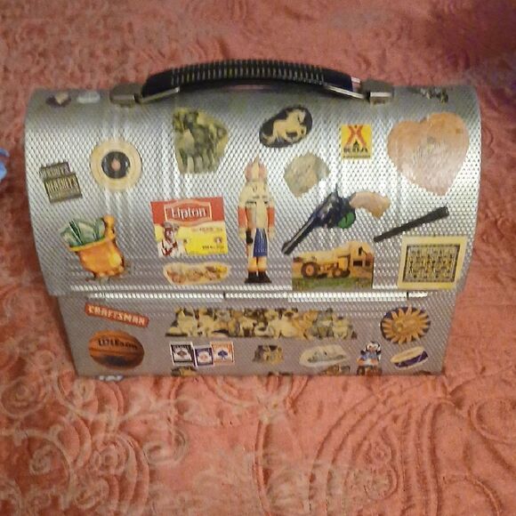 Ford Silver Metal Lunchbox - Picture 5 of 6